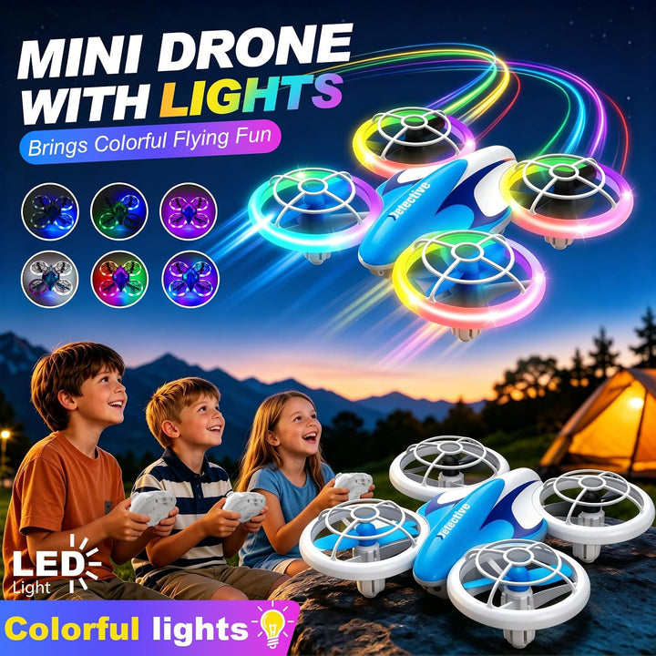 Mini Drohne für Kinder Spielzeug ab 6 7 8 9 10+ Jahre Jungen, RC Flugzeug Spielzeug Quadrocopter Dro