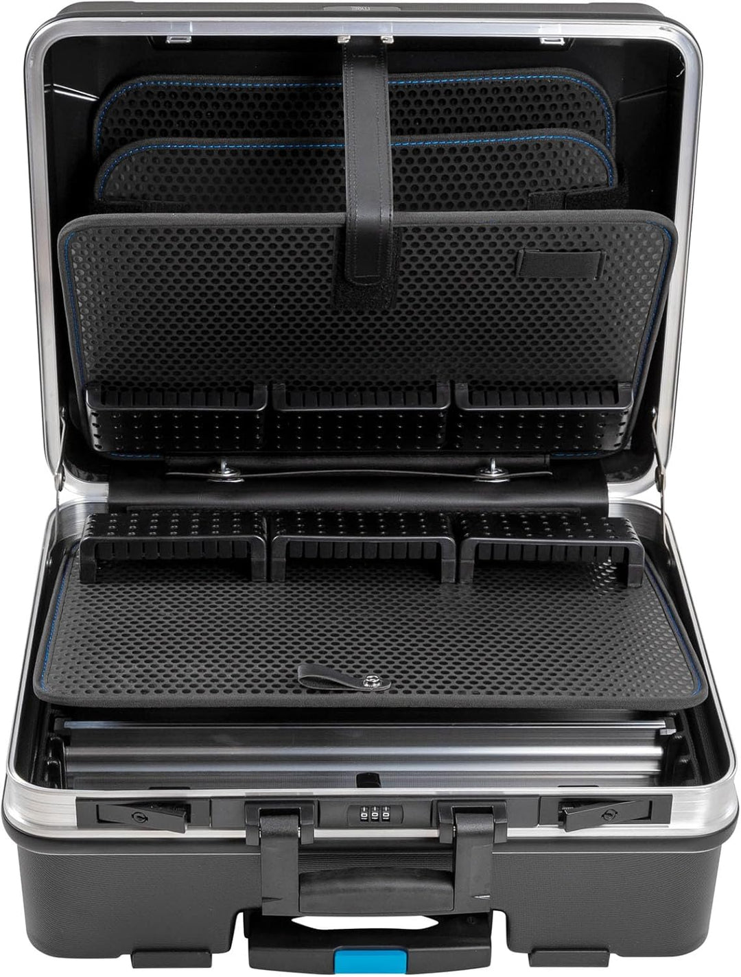 B&W Werkzeugkoffer GO mobil mit MODUL-Werkzeugstecksystem (Koffer aus ABS, Volumen 36l, 48 x 37,5 x