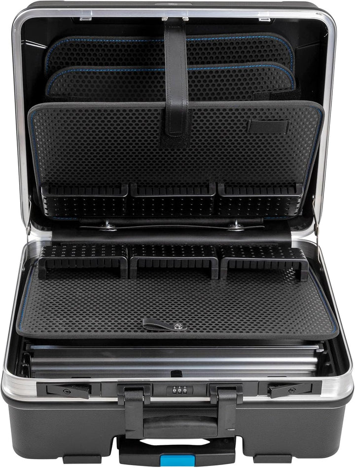B&W Werkzeugkoffer GO mobil mit MODUL-Werkzeugstecksystem (Koffer aus ABS, Volumen 36l, 48 x 37,5 x