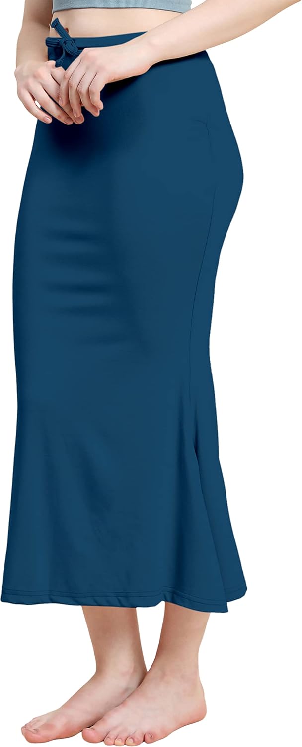 Jaanvi fashion Lycra Saree Shapewear Petticoat für Frauen, Baumwollmischung, Damenröcke, Formkleidun