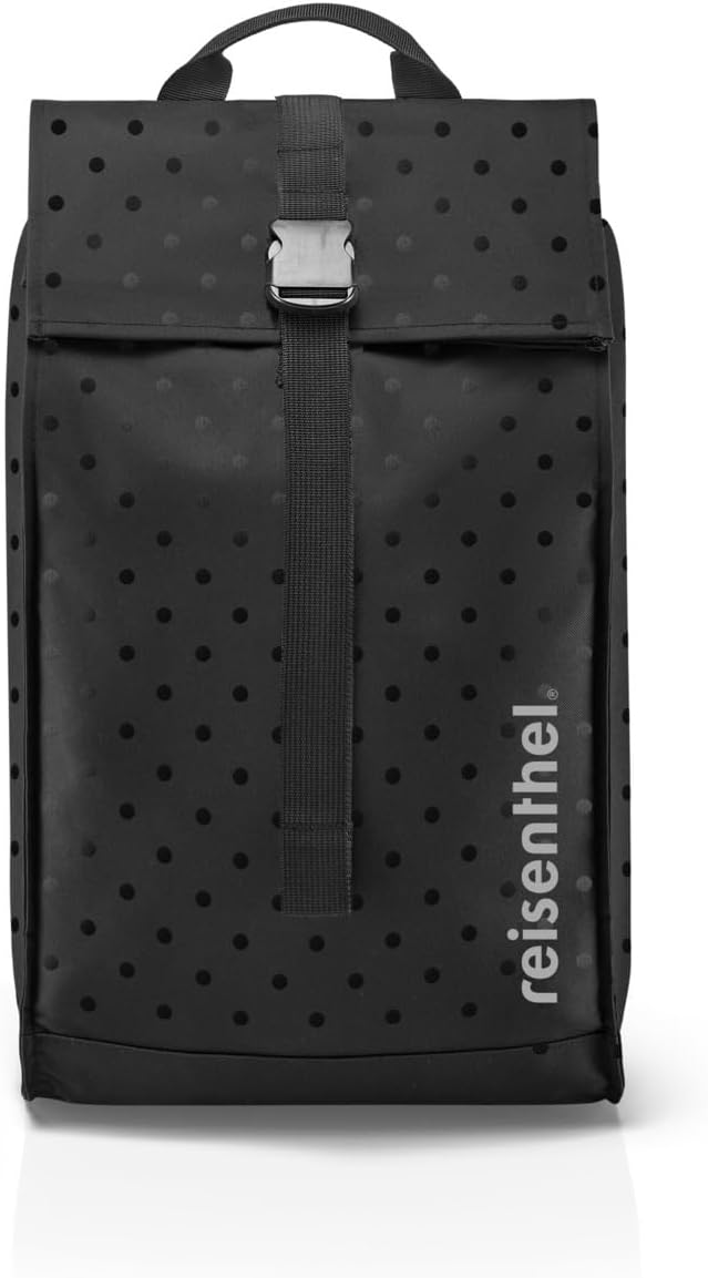 reisenthel Citycruiser glossy dots black – Praktische Einkaufstrolley mit mehreren grossen Fächern (