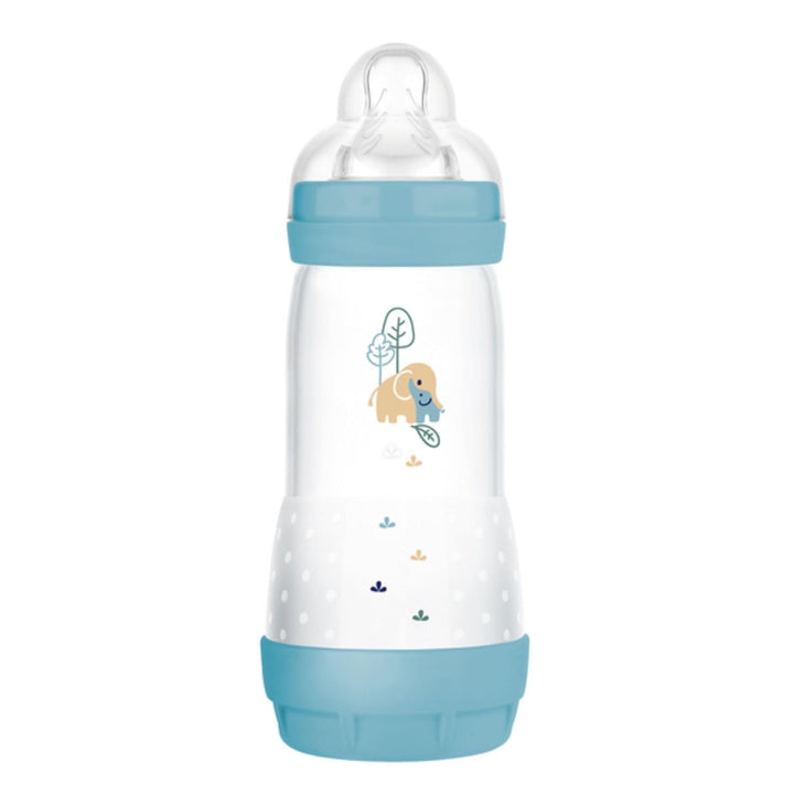 MAM Easy Start Anti-Colic Flasche 4+ Monate, schneller Durchfluss (320 ml) Ocean – Flasche zur Reduz