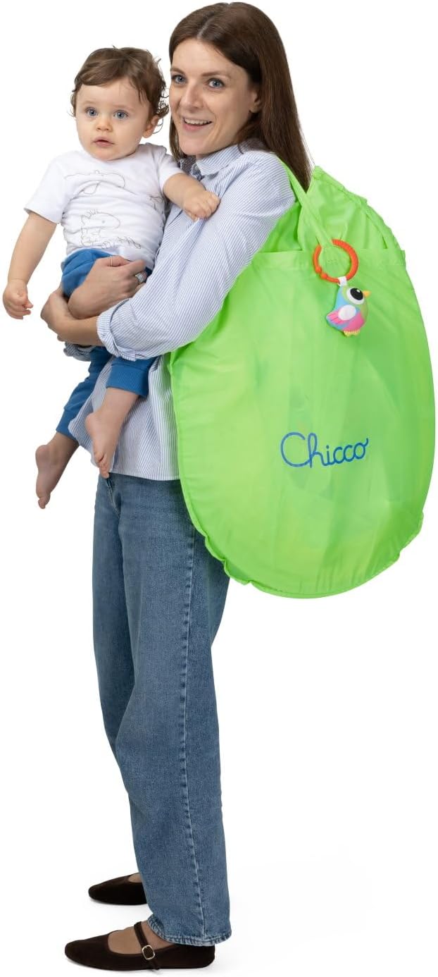 Chicco Spielmatte Magic Forest, Baby Aktivitätendecke mit weicher Panda-Matte, klappbares und abnehm