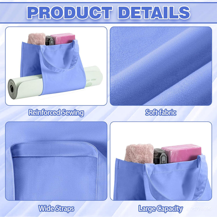 Yogatasche Damen,Sporttasche,Yoga Tote Tasche Klettverschluss Schnellzugriff Yogamatte,45×35×15 cm T