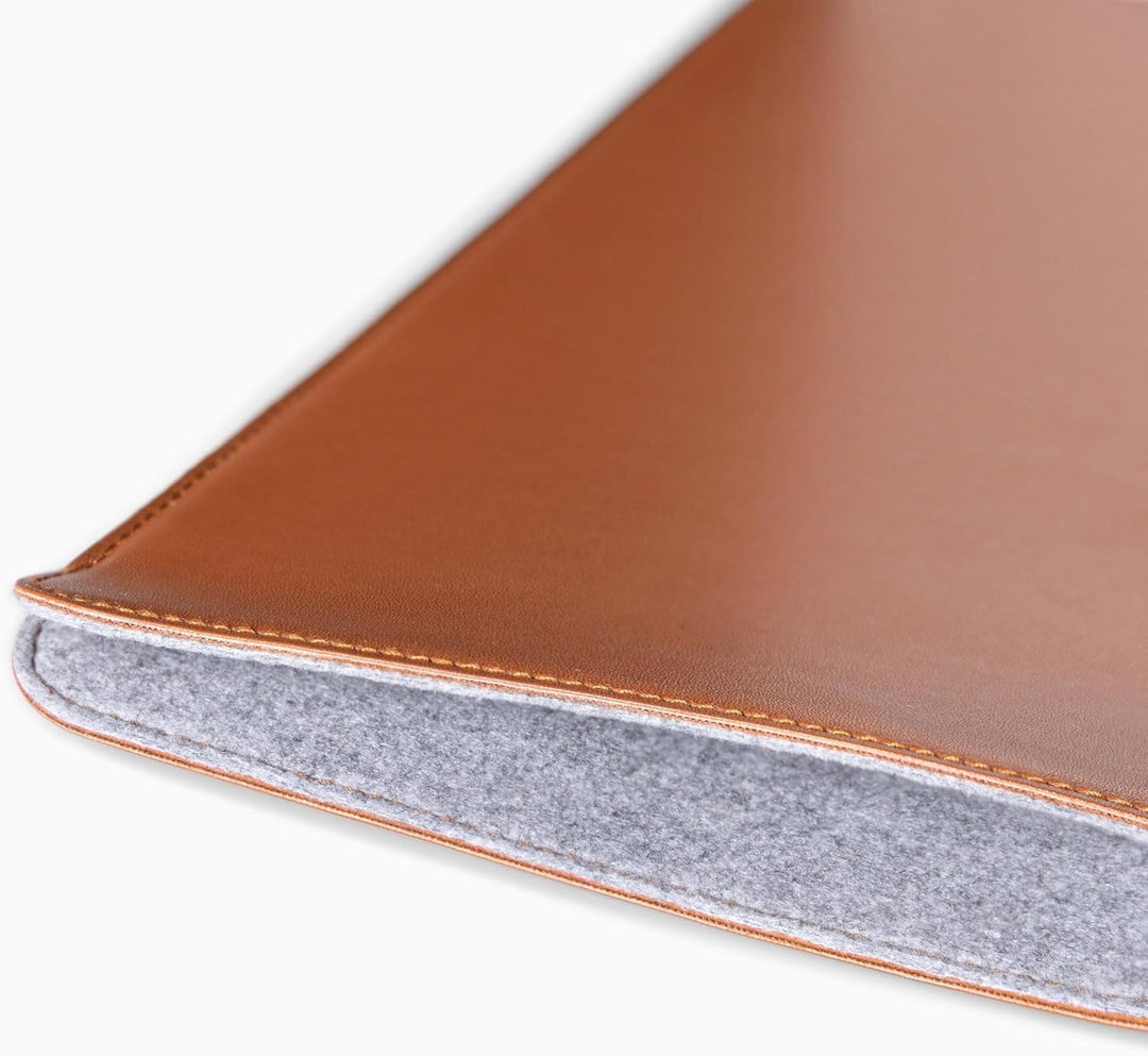 Comfyable Laptophülle 13 Zoll Laptop Hülle Tasche Schutzhülle Leder Laptoptasche Sleeve Kompatibel m