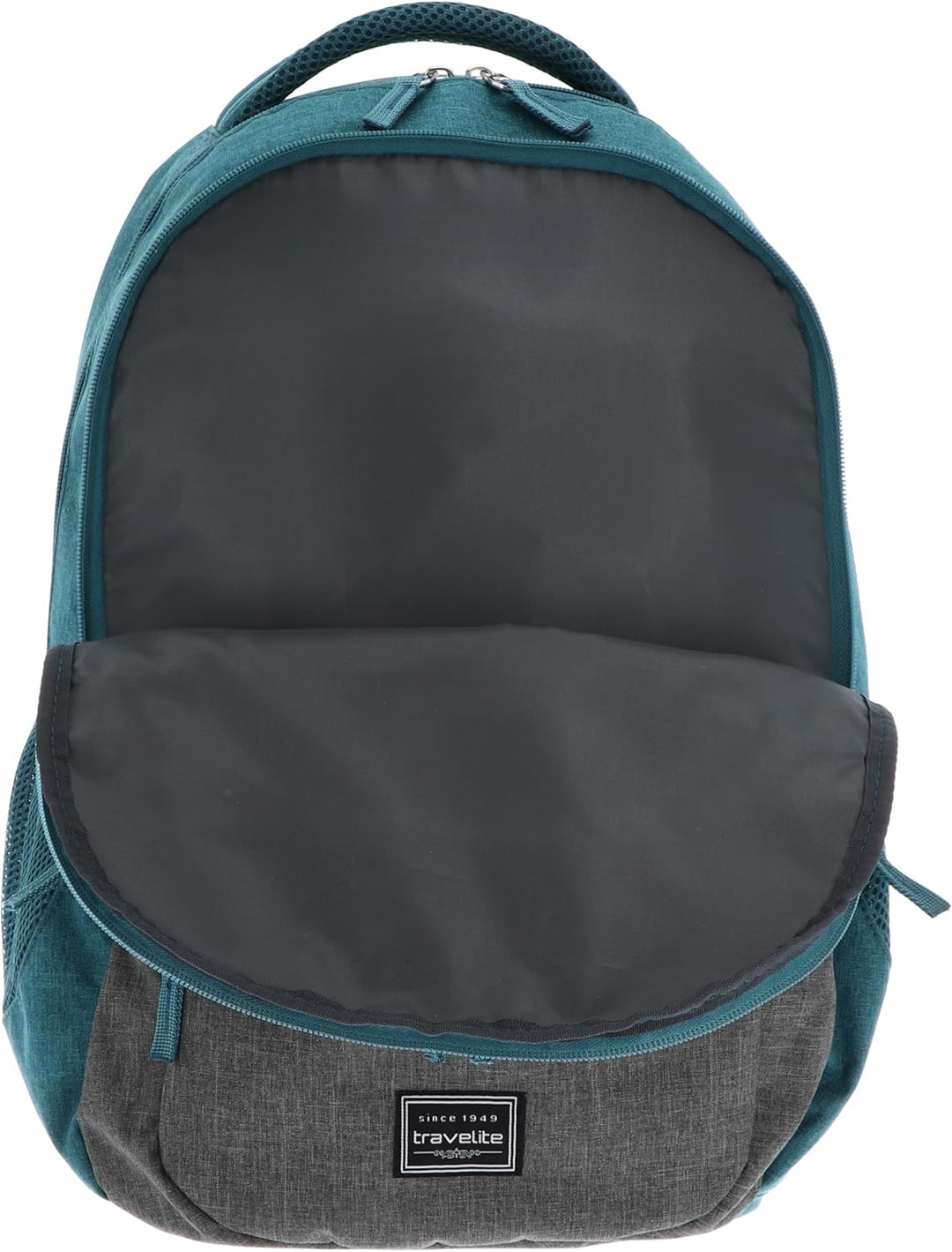 Travelite Handgepäck Rucksack, Laptop Rucksack 15,6 Zoll, BASICS, Daypack, Tagesrucksack mit vielen
