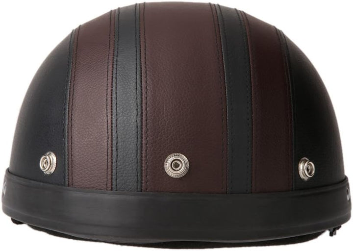 Shkalacar Motorradhelm, Vintage, Scooter, Chopper, Motorradhelm, offenes Gesicht, mit UV-Visierbrill