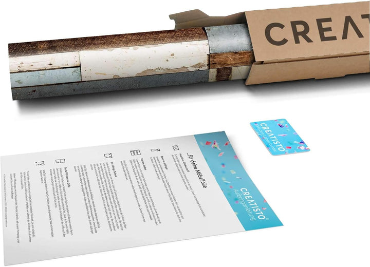 Fensterfolie Sichtschutz I Hochwertige Klebefolie für Fenster - Sticker I Deko Folie für Küche, Bad,