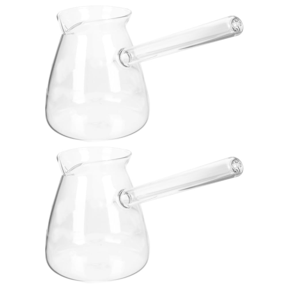 Housoutil Transparente Türkische Kaffeekanne 450 Ml Verdicktes Hochborosilikatglas Praktische Mit Se