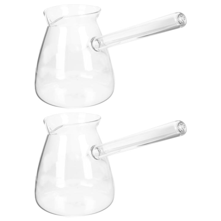 Housoutil Transparente Türkische Kaffeekanne 450 Ml Verdicktes Hochborosilikatglas Praktische Mit Se