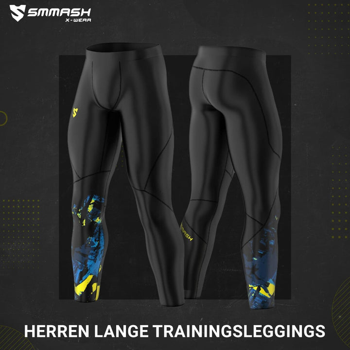 SMMASH Leggings Herren Jogginghose Sport-Leggings Lang XS Crayon, XS Crayon