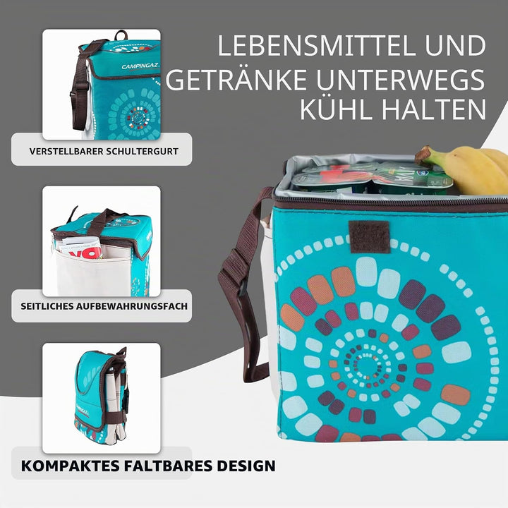 CAMPINGAZ Minimaxi Ethnic Flexibler Kühlschrank 9L Mehrfarbig, 9L Mehrfarbig