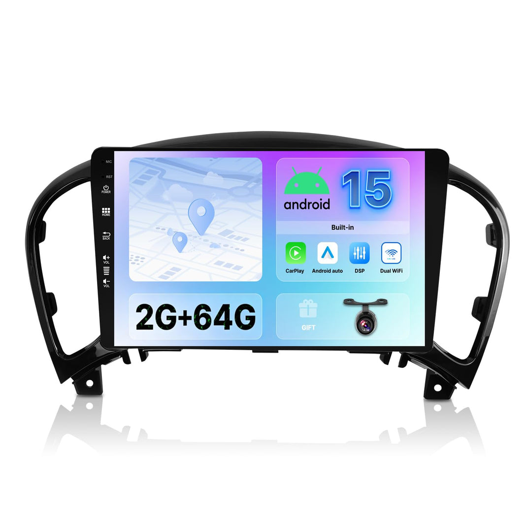 JOYX Android 15 Autoradio Passt für Nissan Juke J15 (2010-2019) / YF15 Infiniti ESQ (2011-2017) - 2G