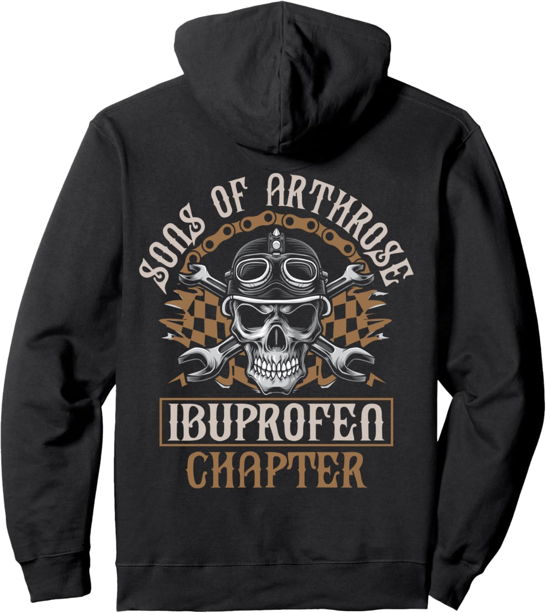 Sons of Arthrose - Ibuprofen Chapter Biker Motorradfahrer Pullover Hoodie