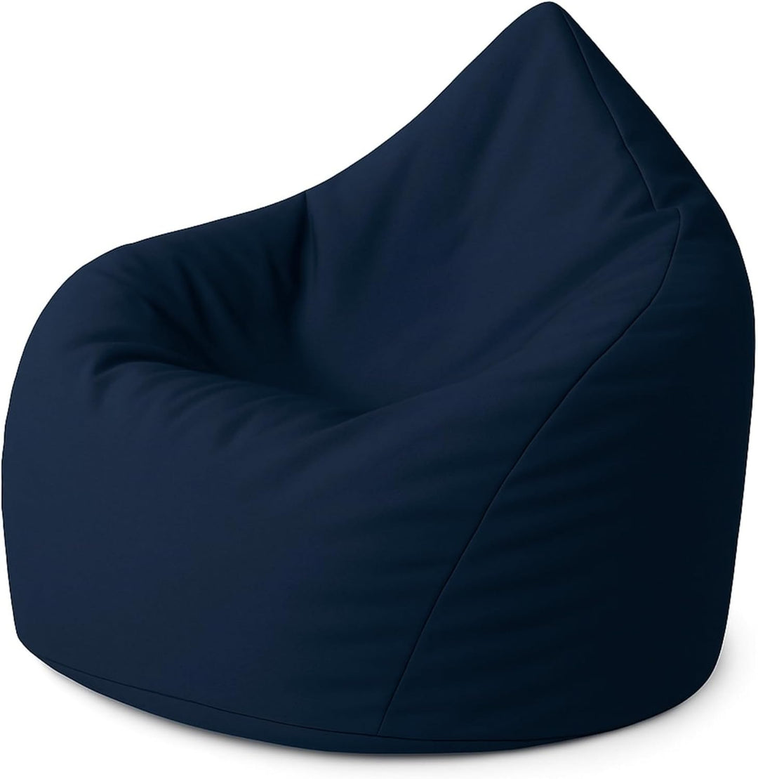 PATCH HOME Patchhome Sitzsack Tropfenform mit Reissverschluss Nachfüllbar - für In &amp; Outdoor - mit S