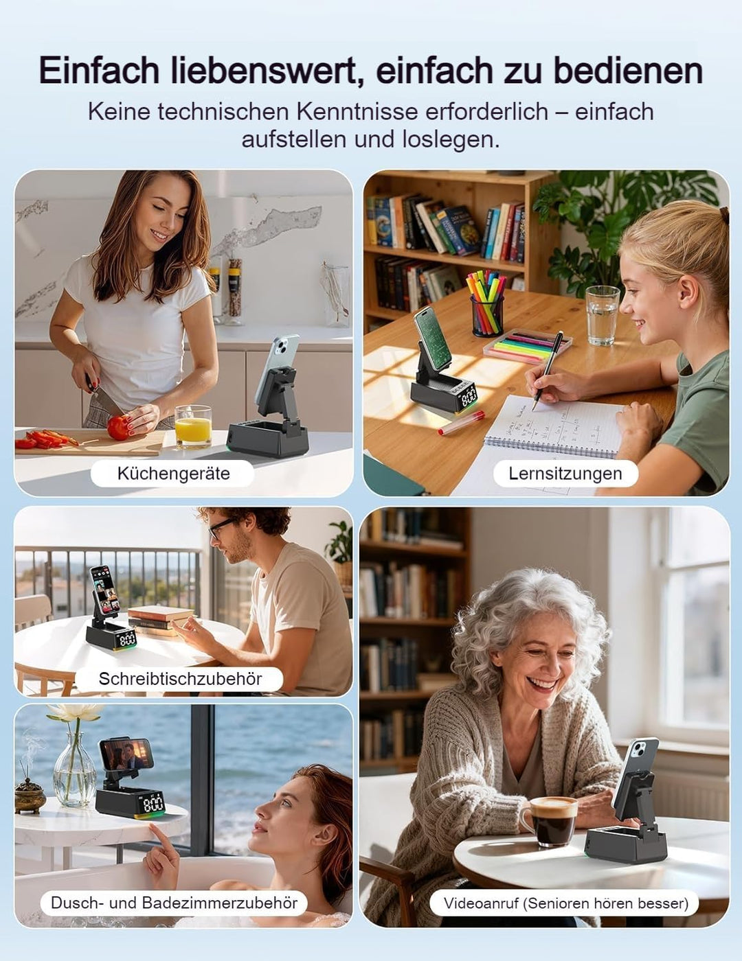 BBL Geburtstagsgeschenke für Männer und Frauen, Induktions Lautsprecher mit Bluetooth-HD-Sound, Hand