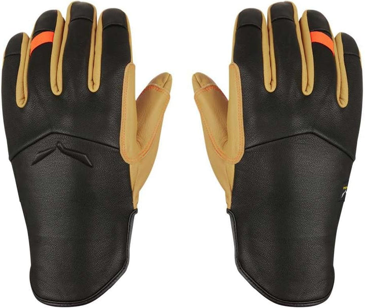 Salewa Herren Ortles Am M Leather Gloves handschuhe S Black Out/2500/4570, S Black Out/2500/4570