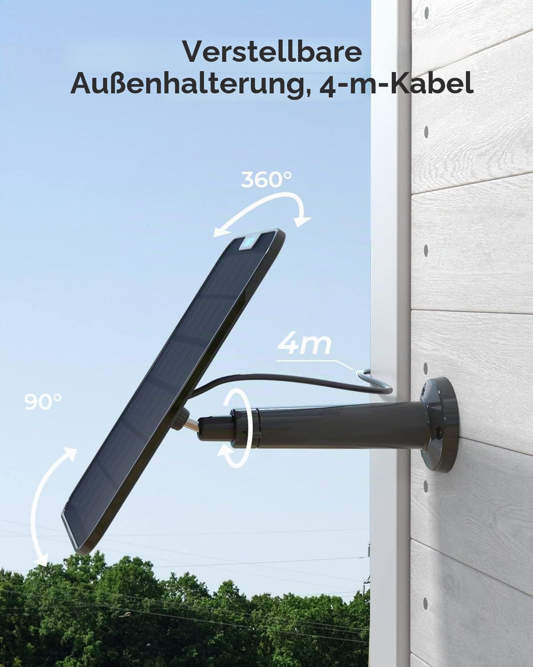 Reolink Solar Panel 2 Schwarz (5,8W)