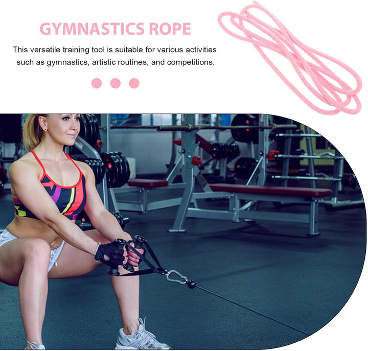 NUOBESTY Farbiges Baumwoll Turnseil mit Komfortablem Griff und Stylischem Design für Rhythmische Gym