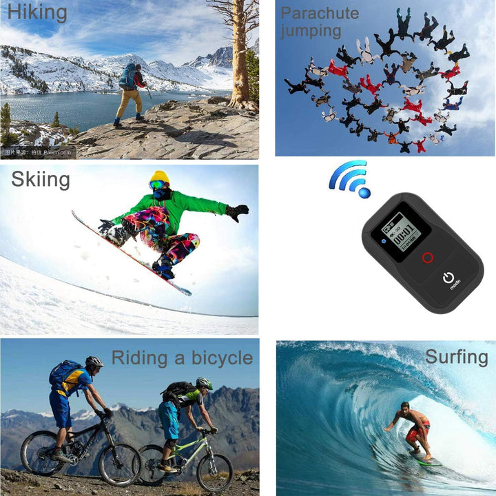 Suptig Fernbedienung WiFi Fernbedienung für GoPro Hero 8 Hero 7 Black Hero 6 Hero 5 Hero 4 Hero Sess