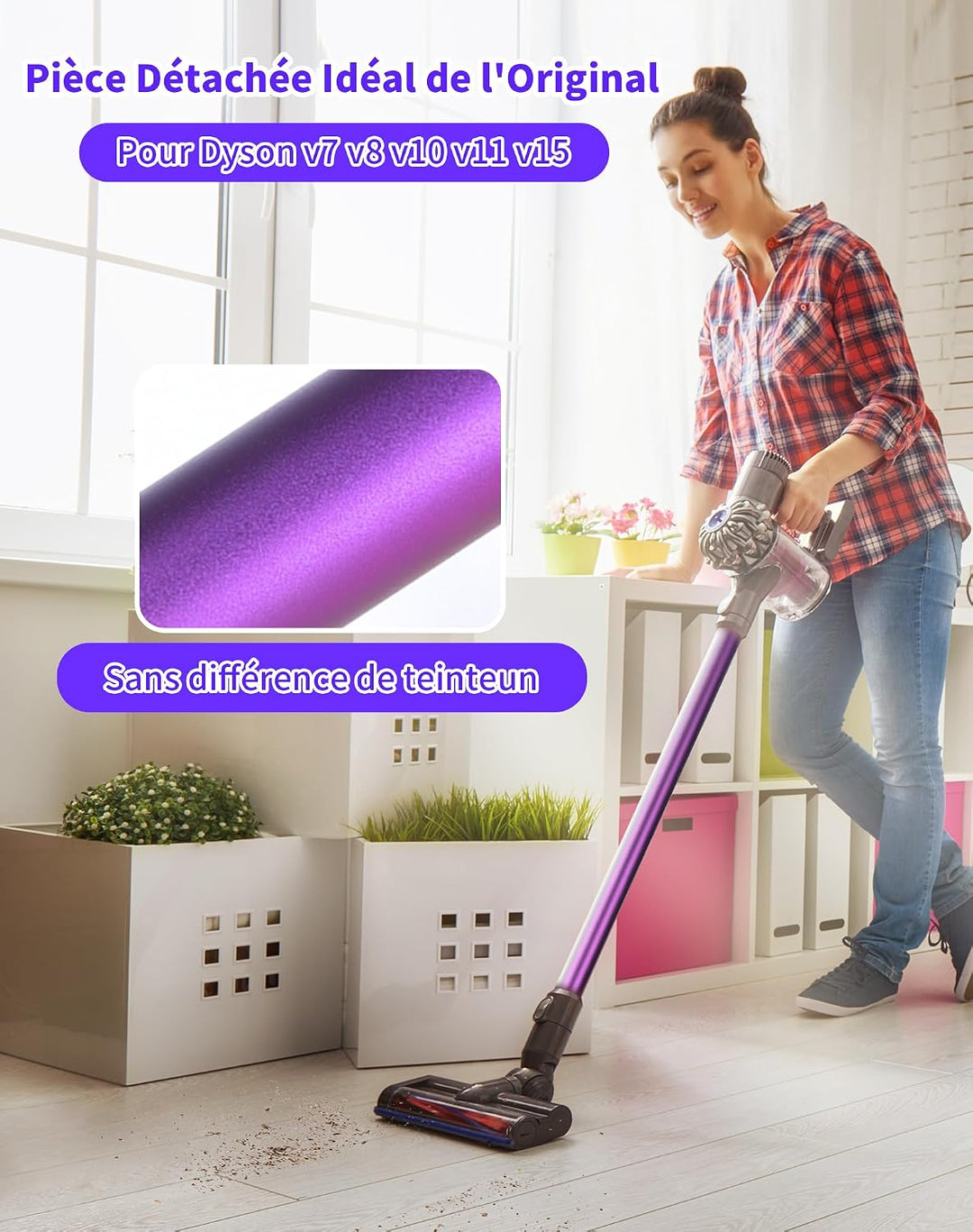 NETONDA Rohr für Dyson Ersatzteile V11 V10 V8 V15 V7 Verlängerungsrohr für Dyson Staubsauger Zubehör