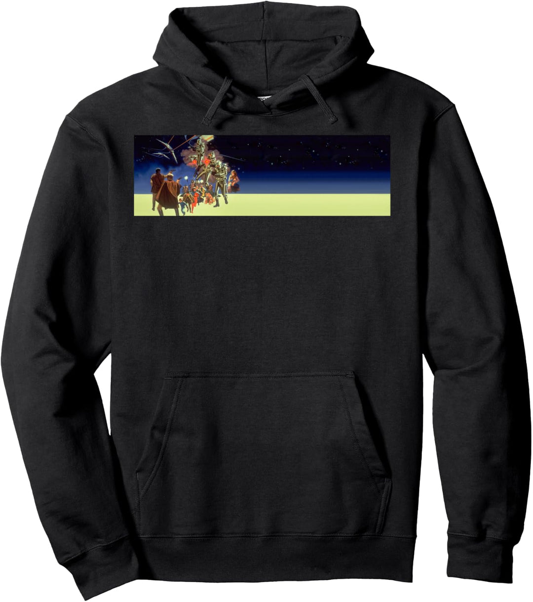 Battlestar Galactica Retro Stripe Pullover Hoodie