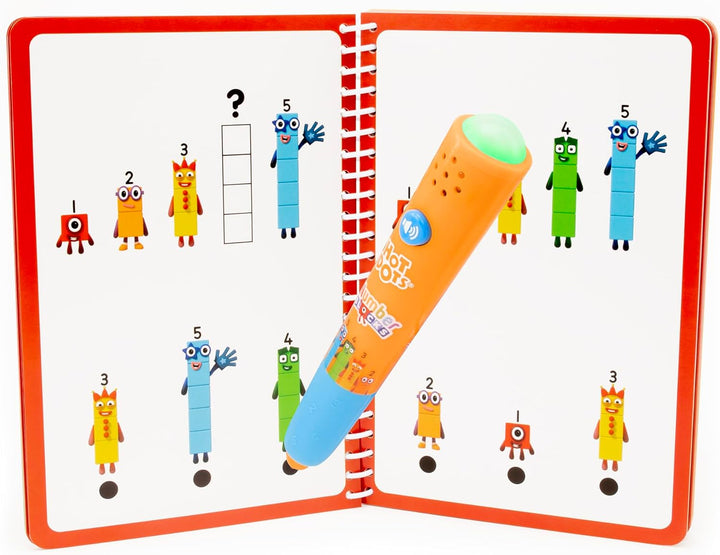 Learning Resources Hot Dots Numberblocks 1-10 Aktivitätsbuch mit interaktivem Stift, über 75 Aktivit