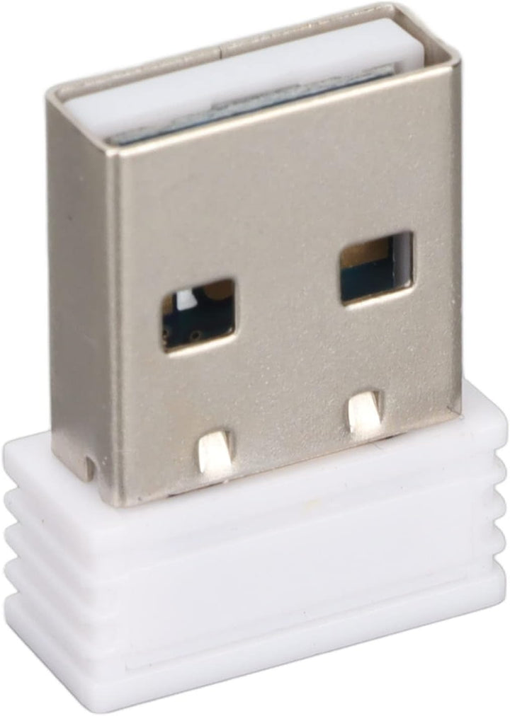 Elprico Kabelloses Tastatur-Maus-Set, 2,4 G USB, Dünne Ergonomische Stummschalttaste für Computer (L