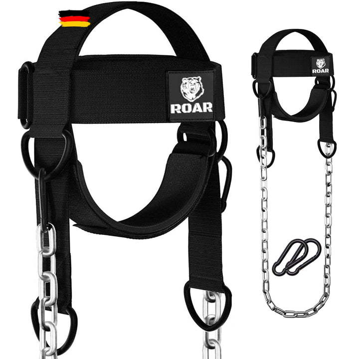 Roar® Halsgeschirr, Gewichtheber-Trainer, dicker Riemen, Hals für Workout-Entwicklung, Hut, Widersta