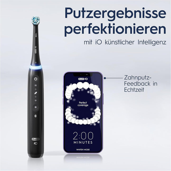 Oral-B iO Series 5 Plus Edition Elektrische Zahnbürste/Electric Toothbrush, PLUS 3 Aufsteckbürsten,