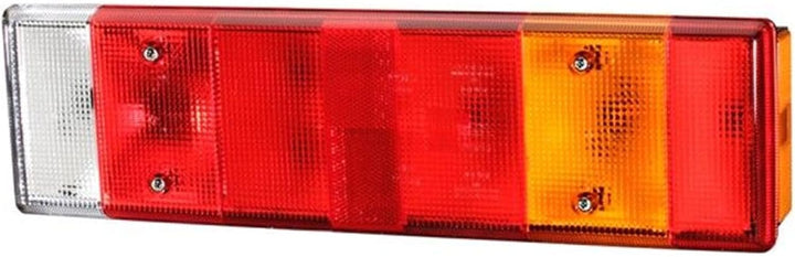 HELLA Heckleuchte - Glühlampe - 24V - Anbau/geschraubt - ECE/ADR/GGVS - Lichtscheibenfarbe: mehrfarb