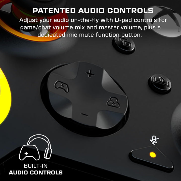 Turtle Beach Afterglow Wave Controller Schwarz Wired RGB Gaming Controller – Lizenziert für Xbox Ser