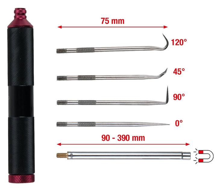 KS Tools Magnet und Hakenwerkzeug Satz, 4042146627099