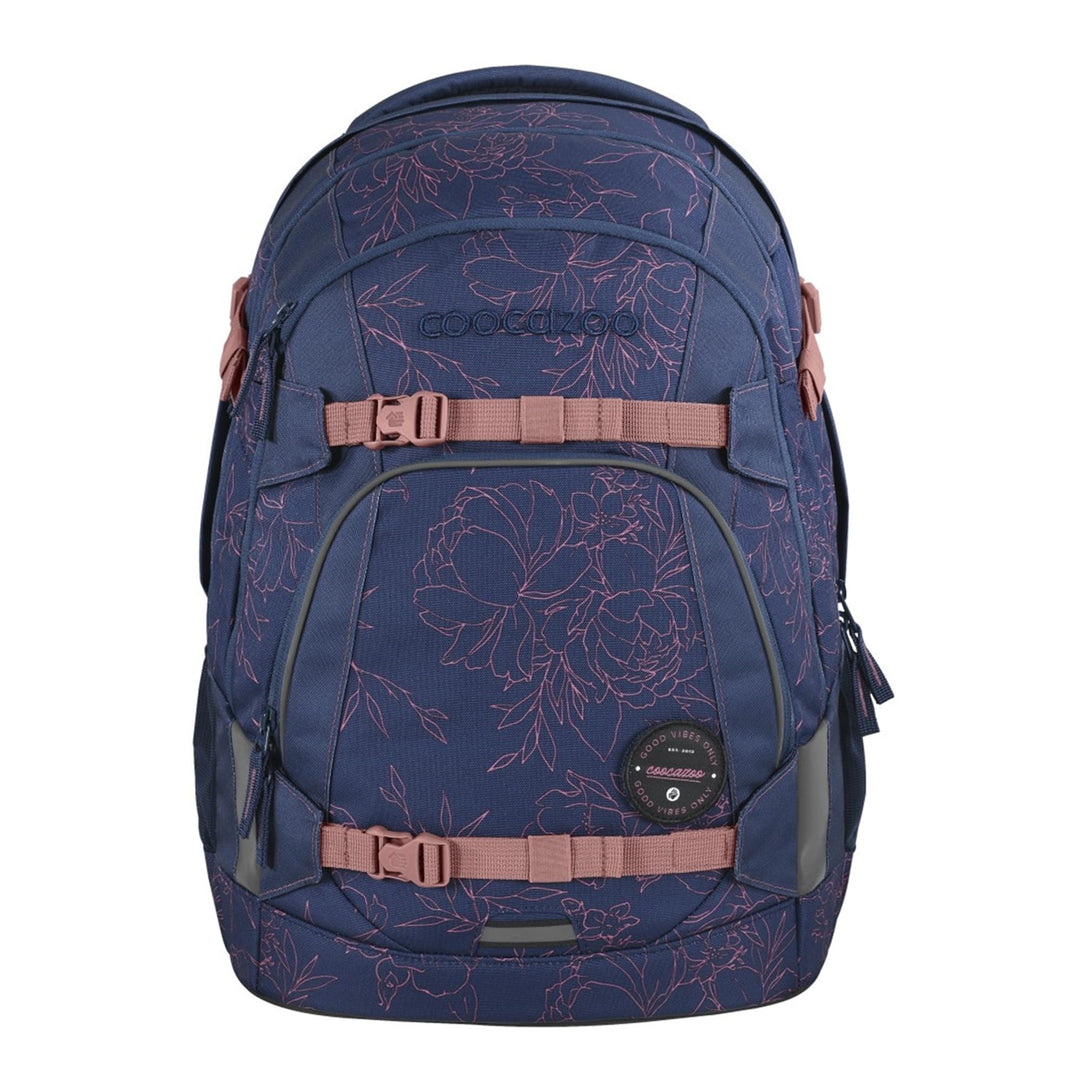 coocazoo Schulrucksack Mate, Sweet Rose, lila-rosa, ergonomischer & anpassbarer Tornister, höhen- &