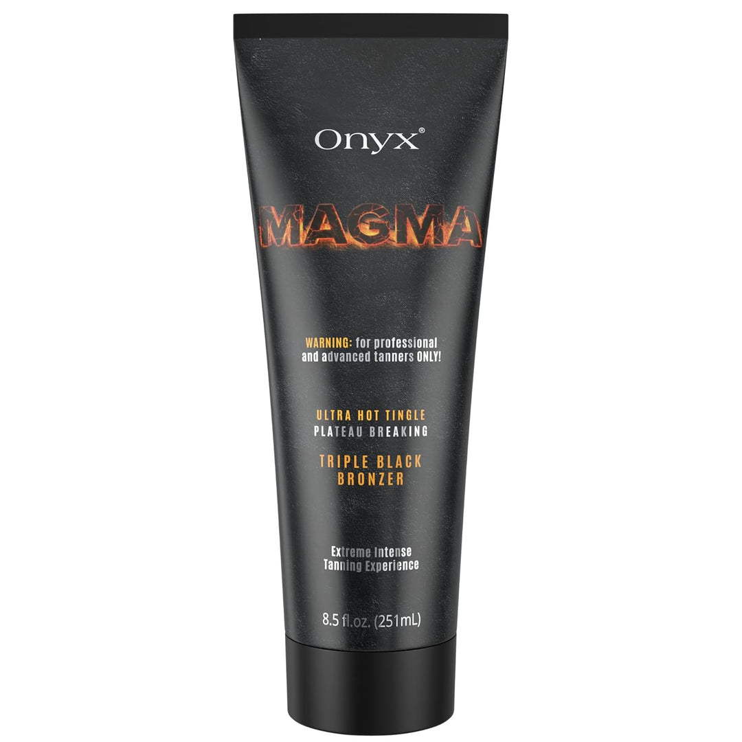 Onyx Magma Solarium Creme mit Bräunungsbeschleuniger und Tingle Effekt - Ultra Hot Triple Black Bron