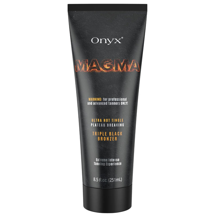 Onyx Magma Solarium Creme mit Bräunungsbeschleuniger und Tingle Effekt - Ultra Hot Triple Black Bron