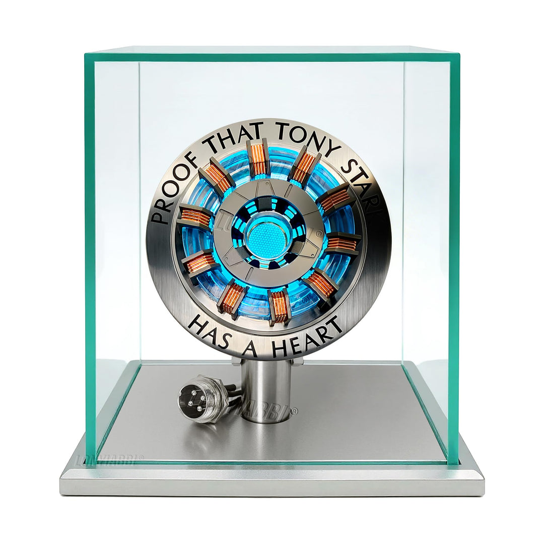 1:1 Iron Man Arc Reactor MK2 DIY USB Finished Product, Vibration Sensor, LED Light, USB Interface, N