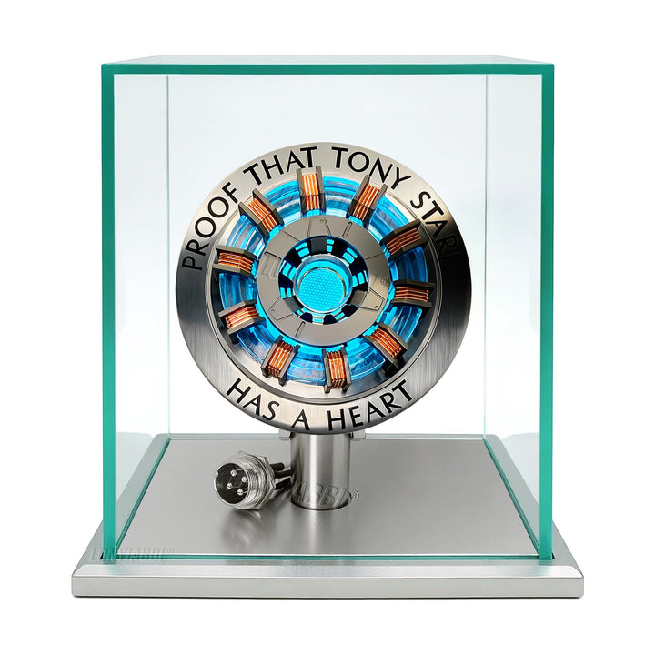 1:1 Iron Man Arc Reactor MK2 DIY USB Finished Product, Vibration Sensor, LED Light, USB Interface, N