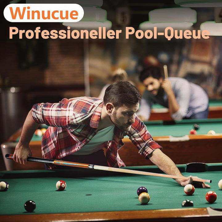 Billard Queue 18 19 20 21 oz, 58" Pool Queue Sticks 13mm Spitzen für Professionelle Billardspieler,