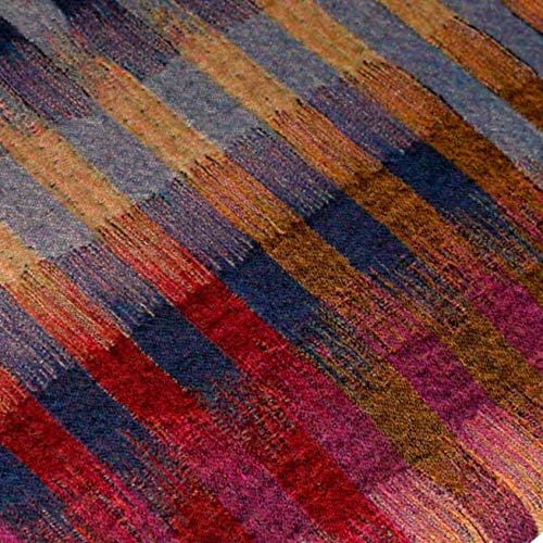 Lorenzo Cana - Wolldecke Jacquard gewebt aus feinster Wolle vom Merinolamm, Wohndecke Decke Sofadeck