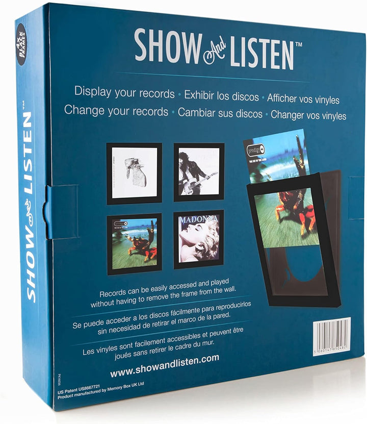 Black Vinyl Record Album LP Frame (Pack Of 4)