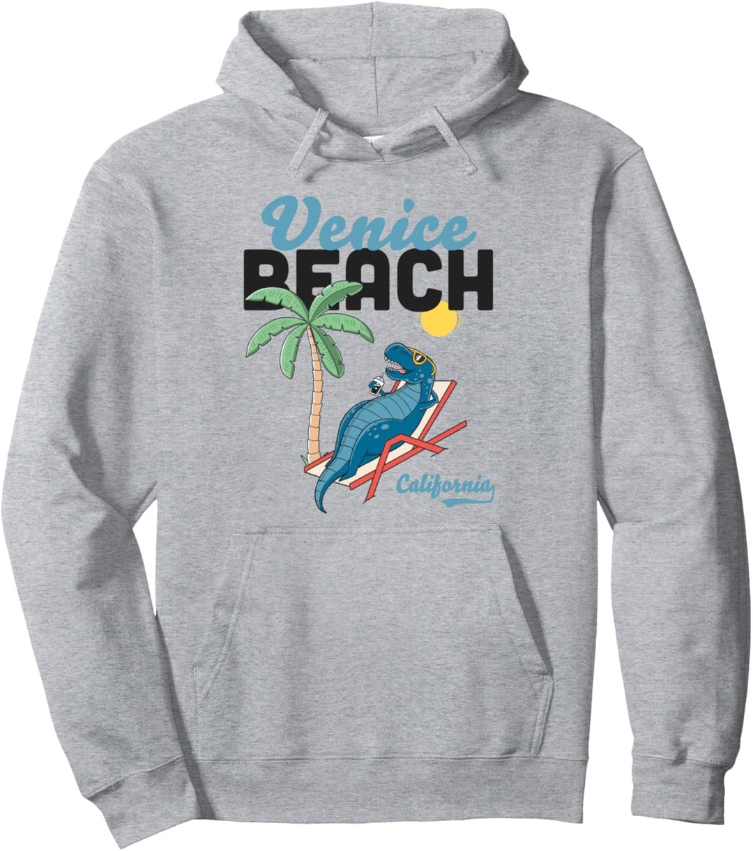 Venedig Strandshirt California Dinosaurier T-Rex Familienurlaub Pullover Hoodie