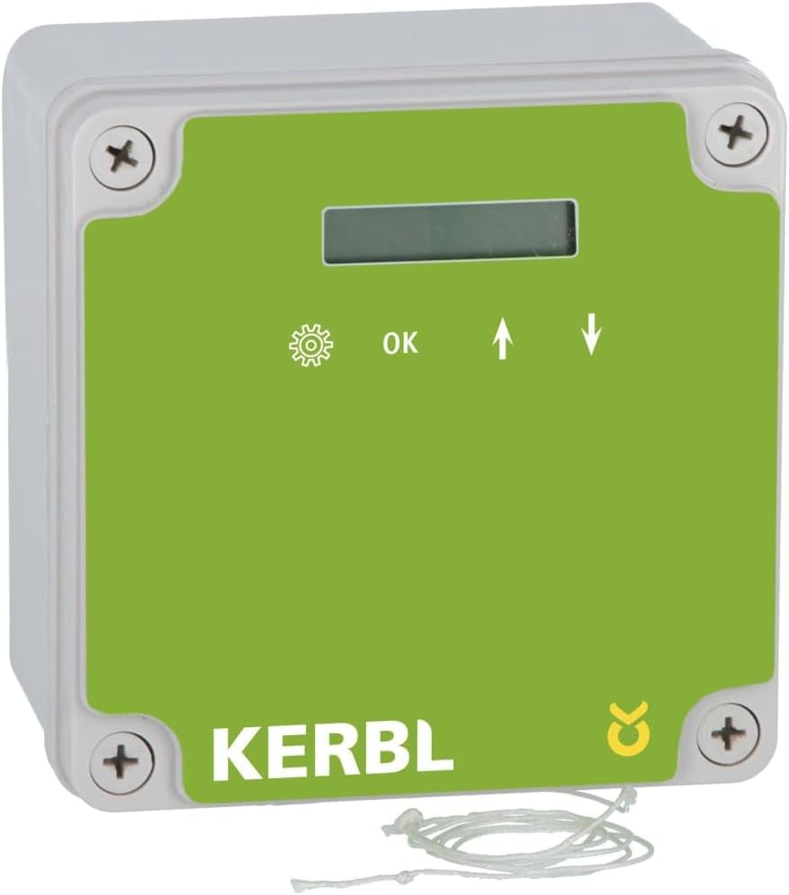 Kerbl 70545 Automatische Hühnertür Set inklusive Schiebetüre, Hühnerklappe Geflügelklappe Geflügelst