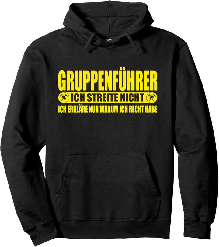 Feuerwehr Notruf 112 Rettungsdienst Firefighter Designmotiv Pullover Hoodie