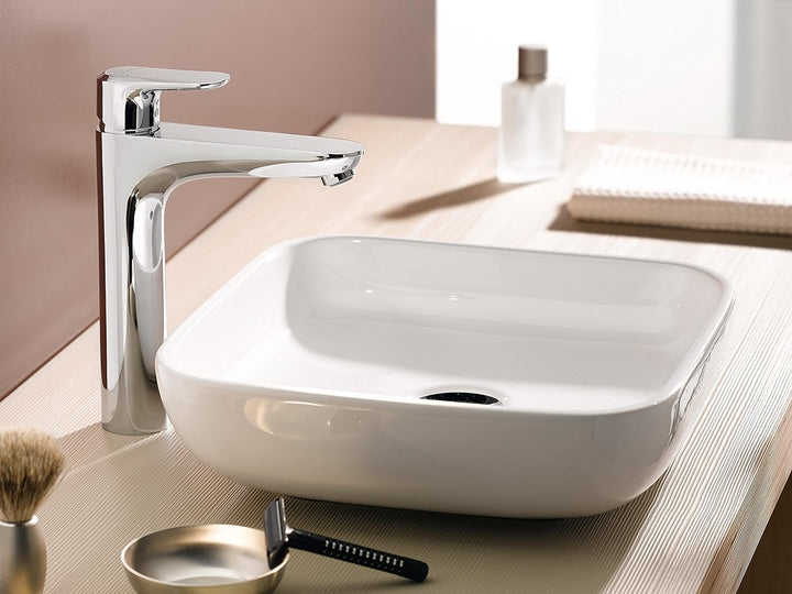 Hansgrohe 14080000 Ecos L Einhebel-Waschtischmischer, Mischbatterie: Messing, Taille XL - sans bonde