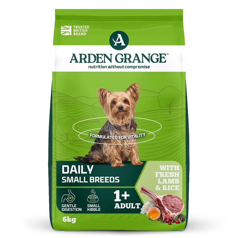 Arden Grange Mini Erwachsene Lamm und Reis Hundefutter - 6 kg 6 kg (1er Pack), 6 kg (1er Pack)