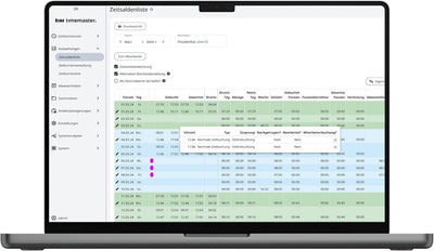 Timemaster WEB digitales Zeiterfassungssystem, Lizenzerweiterung für 10 weitere Mitarbeiter für die