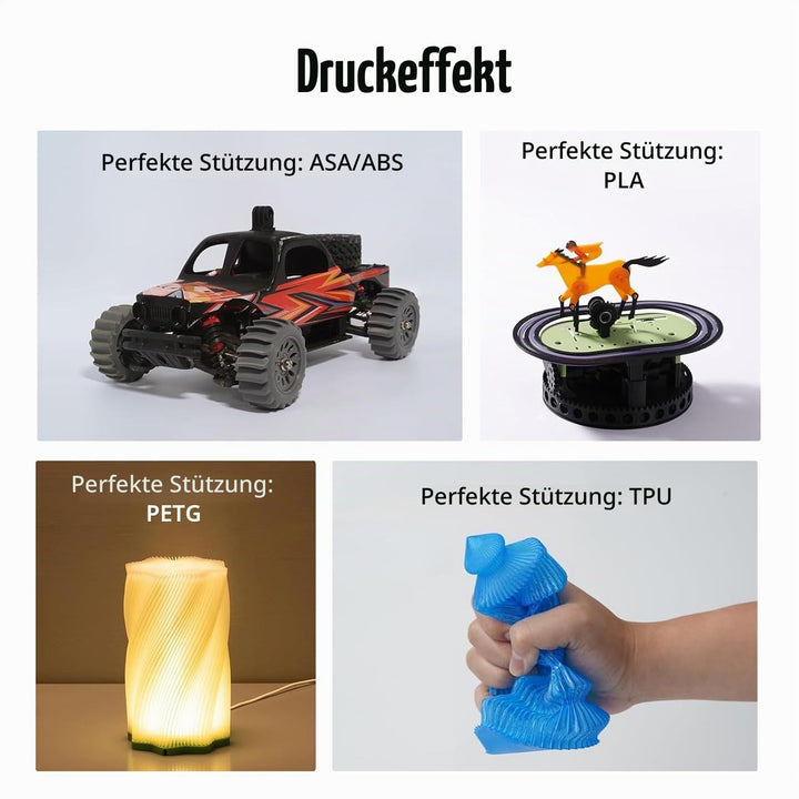 HzdaDeve Gehärtete Düse Hotend für Kobra S1 Combo 0.4MM Edelstahl Druckkopf Extruder Kit Hot End Hei