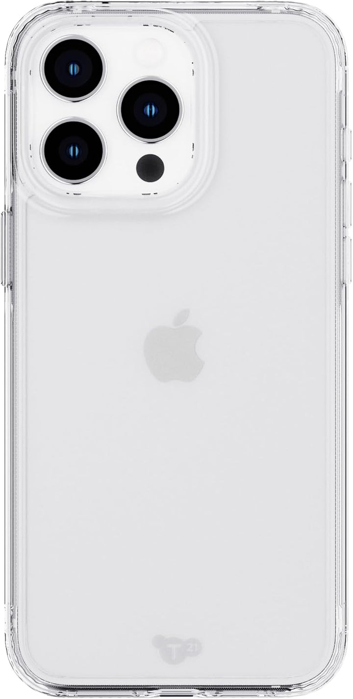tech21 Evo Clear Hülle für iPhone 15 Pro – Aufprallschutz – transparent farblos, farblos