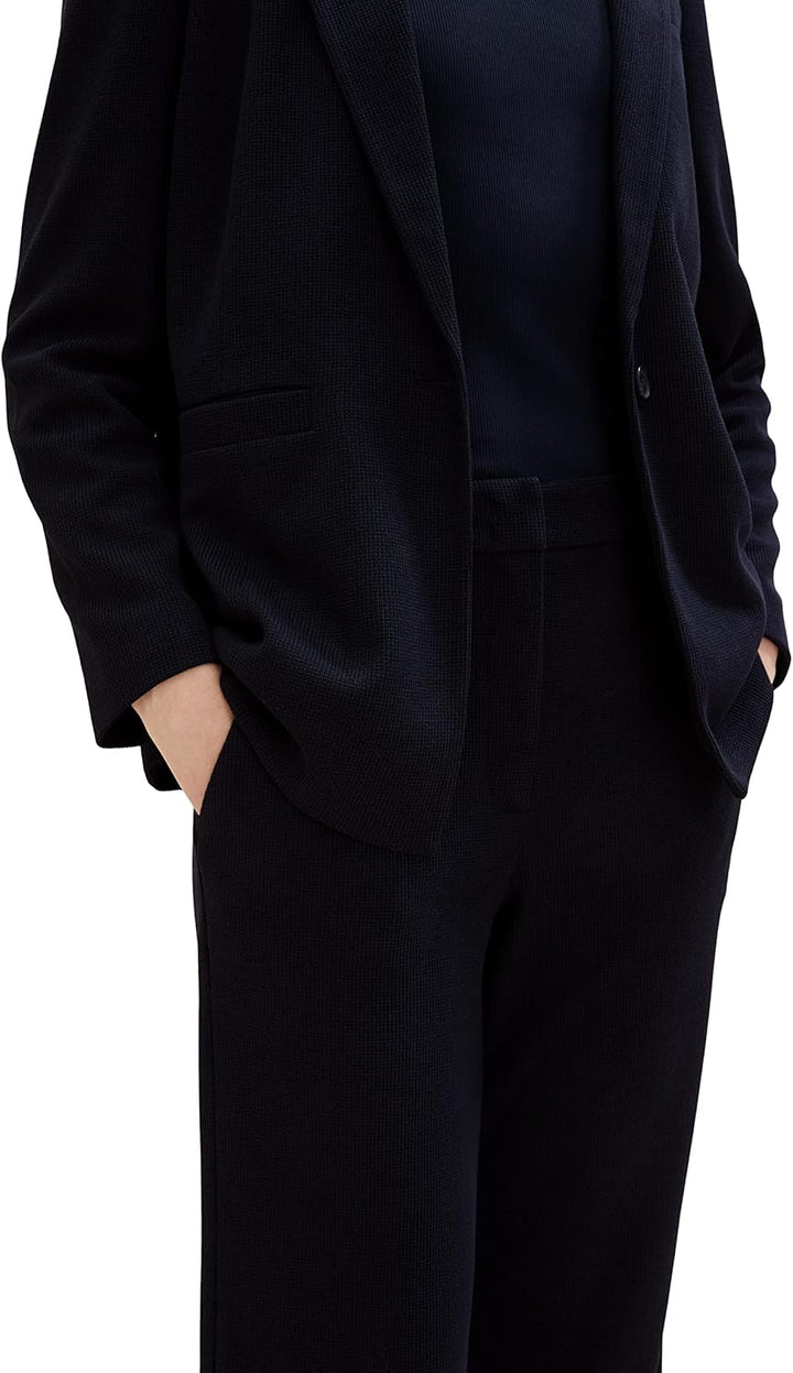 TOM TAILOR Damen Lea Straight Fit Hose 40W / 28L 10668-sky Captain Blue, 40W / 28L 10668-sky Captain